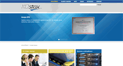 Desktop Screenshot of kostax.cz